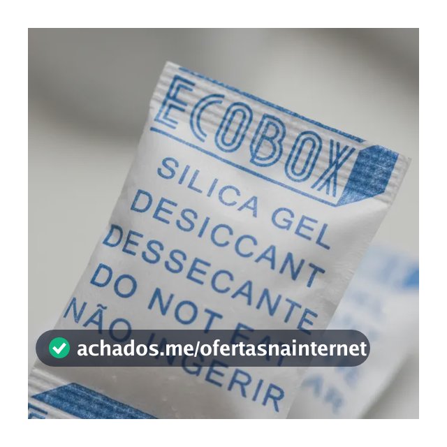 Sílica Gel Sachês 1g 200 Unid Antiumidade Antimofo Eco Box