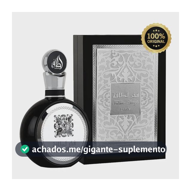 Perfume Árabe Masculino Fakhar Black Eau De Parfum 100 Ml