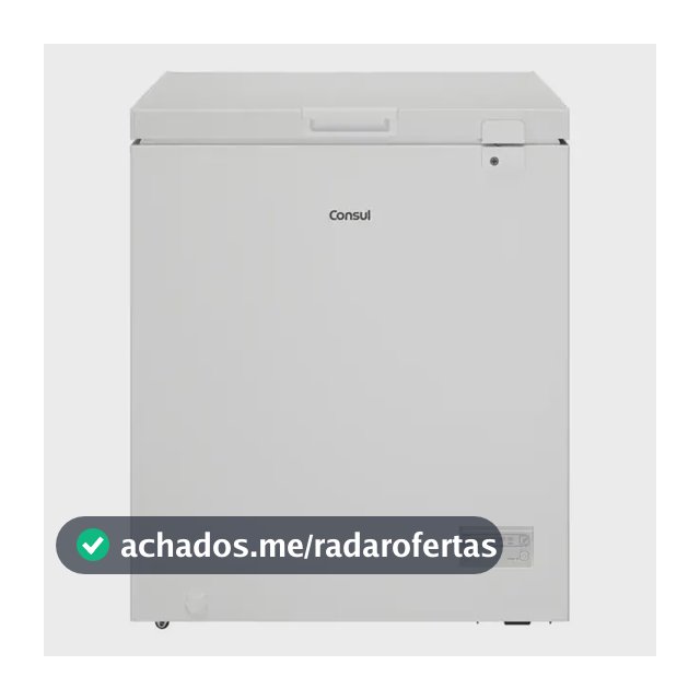 Freezer Horizontal Consul 142l - Cha14ab Cor Branco