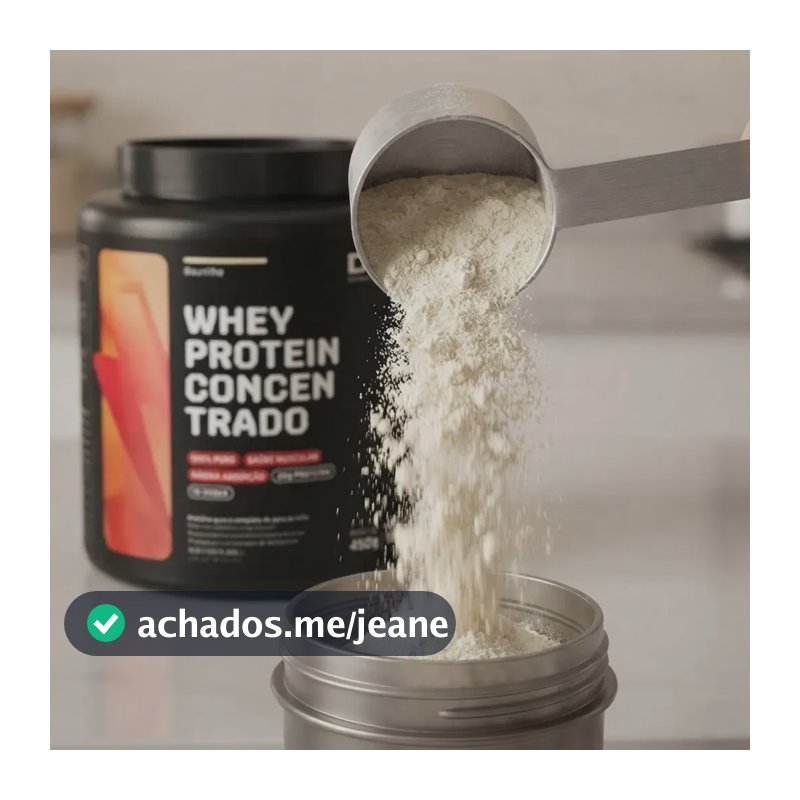 WHEY Protein Concentrado Dux em pó sabor Baunilha x 450g