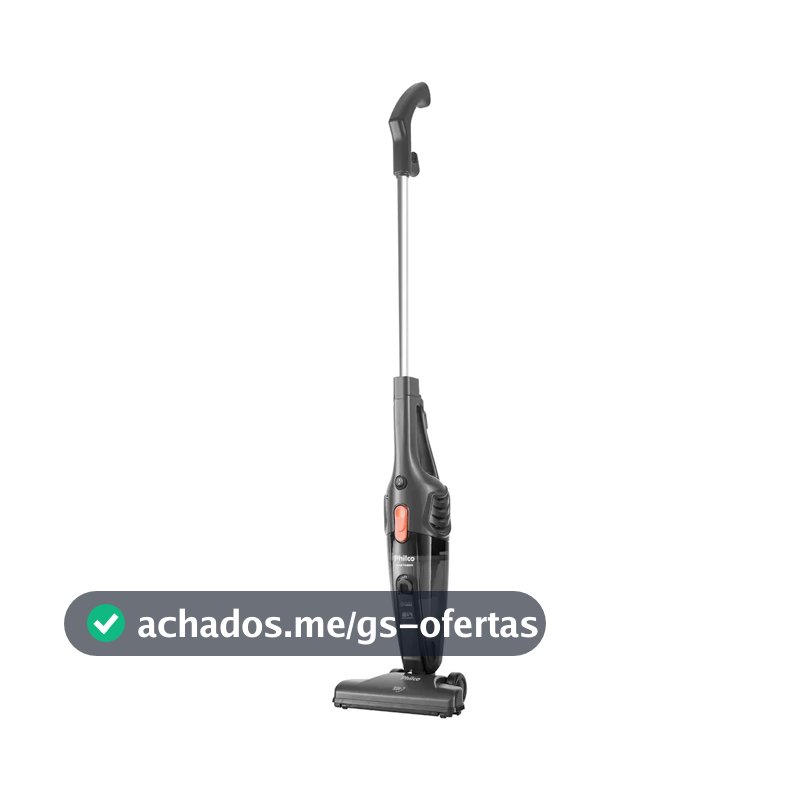 Aspirador De Pó Vertical Pas1450c 2 Em 1 1300w Cor Cinza Philco