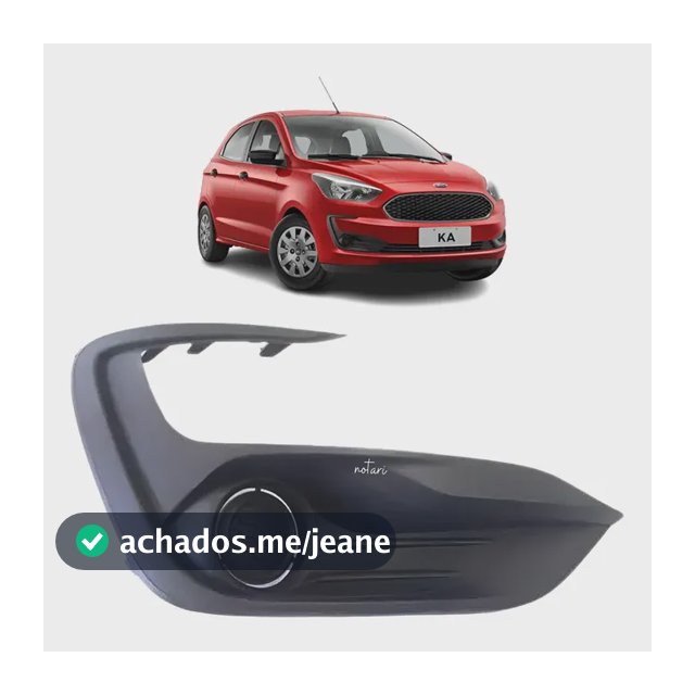 Moldura Farol Milha Auxiliar Ka 2019 2020 2021 2022 Sem Furo