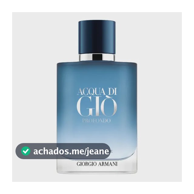 Armani Beauty Perfume Masculino Acqua di Giò Profondo Eau de Toilette 100ml