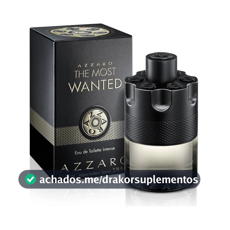 Fragrância Masculina Azzaro The Most Wanted Eau De Toilette Intense 100ml