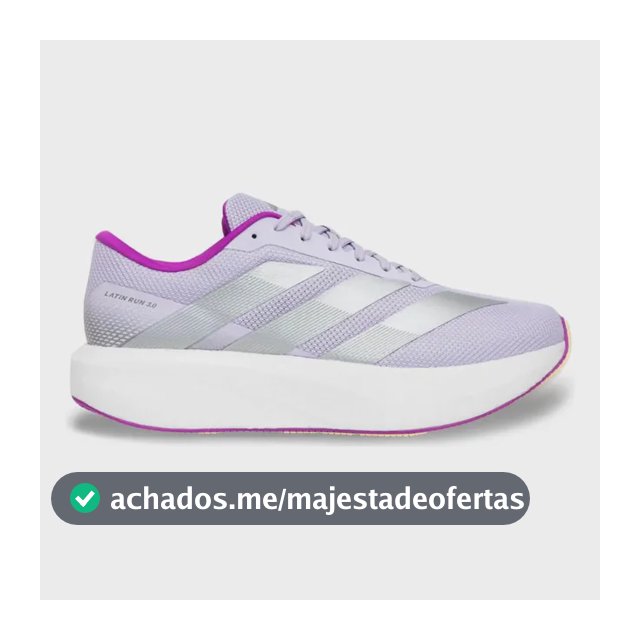 Tênis adidas Latin Run 3.0 Corrida Caminhada Treino Lilás 35 Br