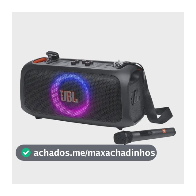 Caixa De Som Bluetooth Jbl Partybox On-the-go Essential