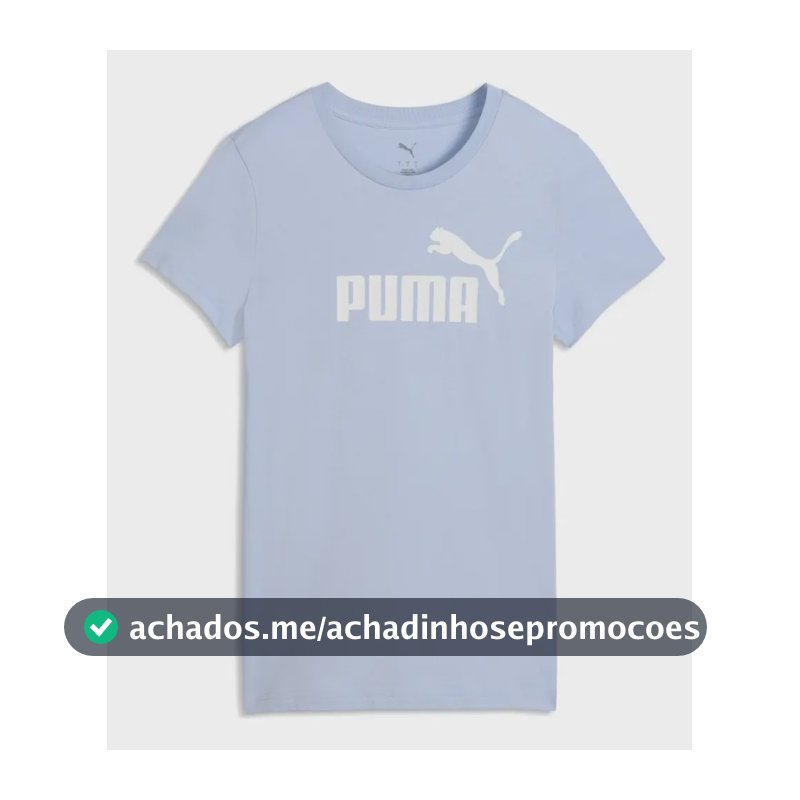 Camiseta Feminina Ess No. 1 Logo Slim Tank Puma Snow Mountain Blue N/a G Liso