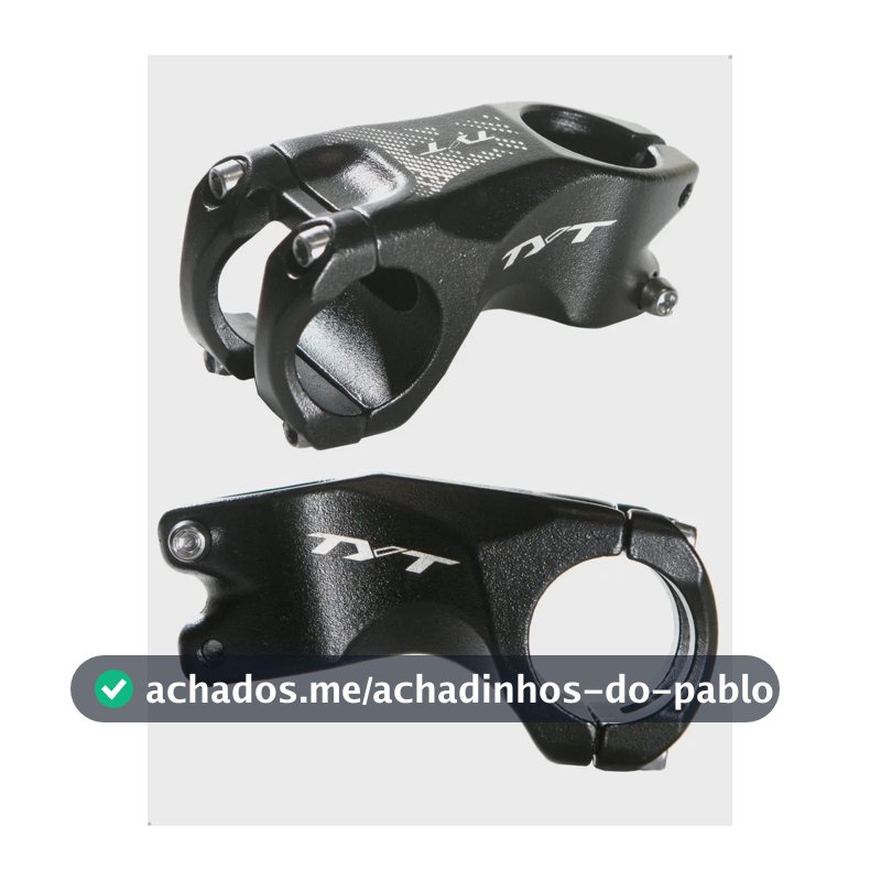 Mesa Avanço Bike Mtb Speed Negativa -17º 31.8mm Tamanhos Preto 8 Cm