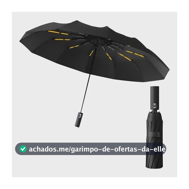 Guarda Chuva Automático Abre E Fecha Reforçado Contra Vento