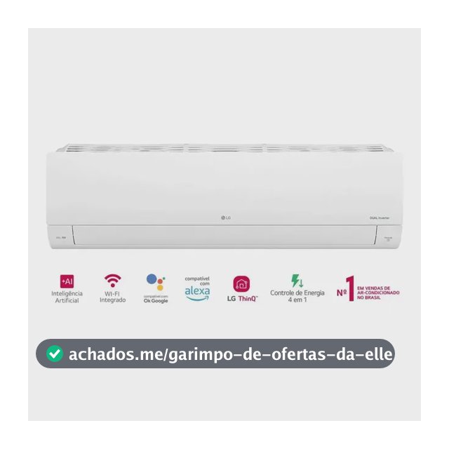 Ar-condicionado Hw LG Dual Inverter +ai Voice 12k R32 Fr 220 Branco