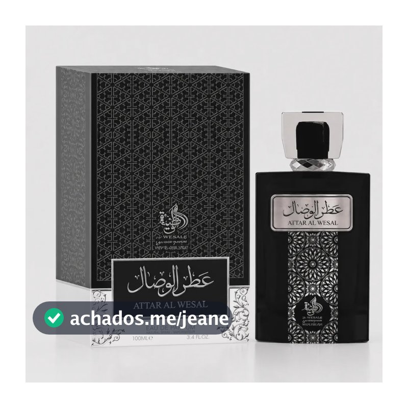 Al wataniah ÁRABE ATTAR AL WESAL Masculino Eau de parfum Spray 100ML