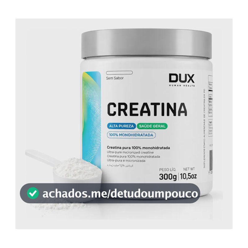 Creatina Dux Nutrition em pó Sem sabor x 300g