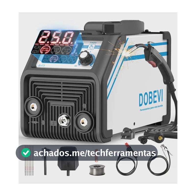 Máquina De Solda Inversora Mig-tig-mma 3 Em 1 Bivolt Dobevi