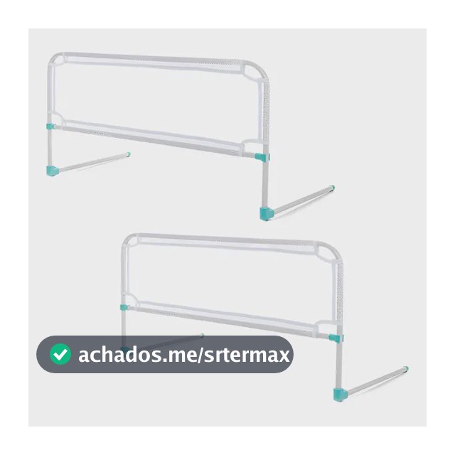 Kit 02 Telas Grades De Proteção Cama Normal Box Colchão Bebê Branco Lisa