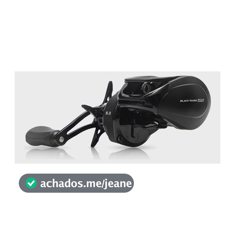 Carretilha Black Tamba S2 12 Rolamentos - Maruri Cor Preto Lado Da Manivela Direito