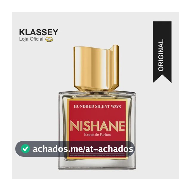 Perfume Hundred Silent Ways Nishane Extrait 50ml Original