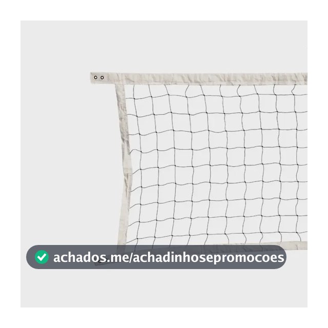 Rede Volei Oficial 9,5m 4 Faixas 100% Algodão Pro Fio Nylon Azzure