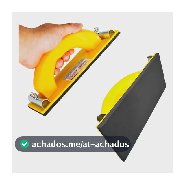 Lixadeira Manual Parede Teto Extensor Suporte Lixador 22x8cm