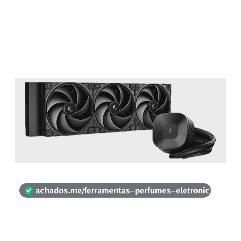 Refrigeração preta Deepcool Le360 V2 Zero Black 3400 Rpm