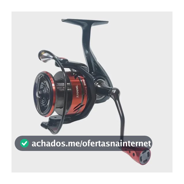 Molinete Ranmi Nano Power 3000HP 6.5kg Drag Relação 5.2:1