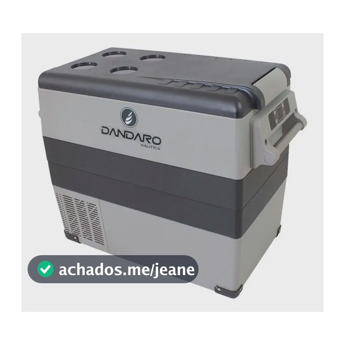 Geladeira Camping Portátil 55 Lts Dandaro 12/24v-110/220v Cinza