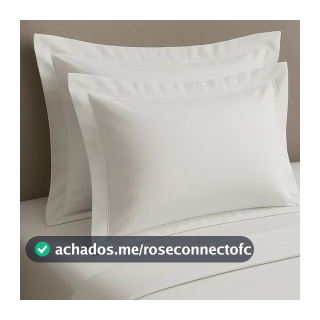 Kit 4 Fronha 50x70 Com Aba 600 Fios Algodão Premium