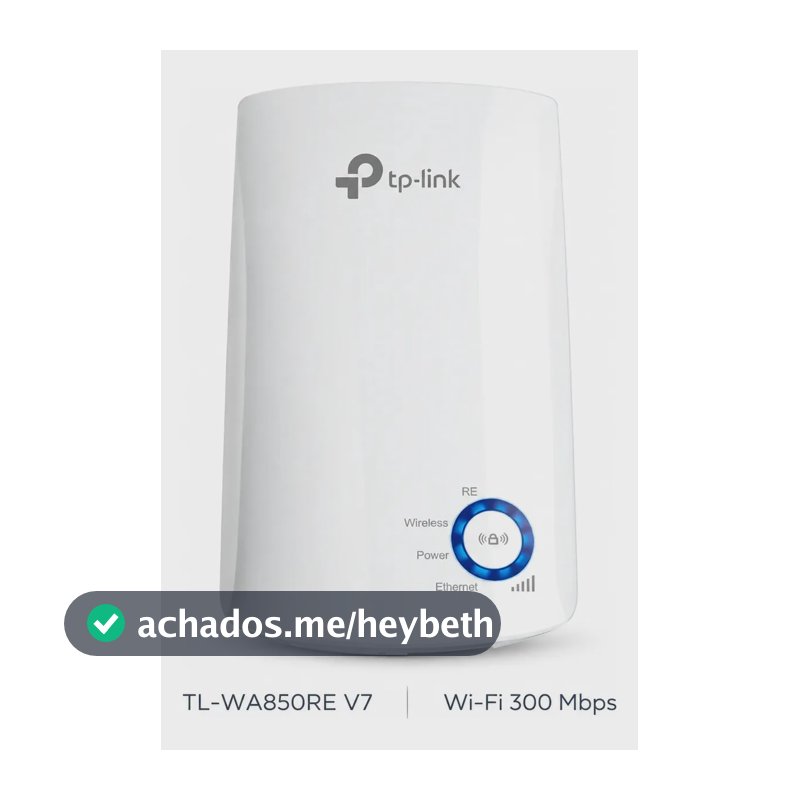 Repetidor de Sinal Wi-Fi TP-Link TL-WA850RE Extensor de Alcance N300 V7