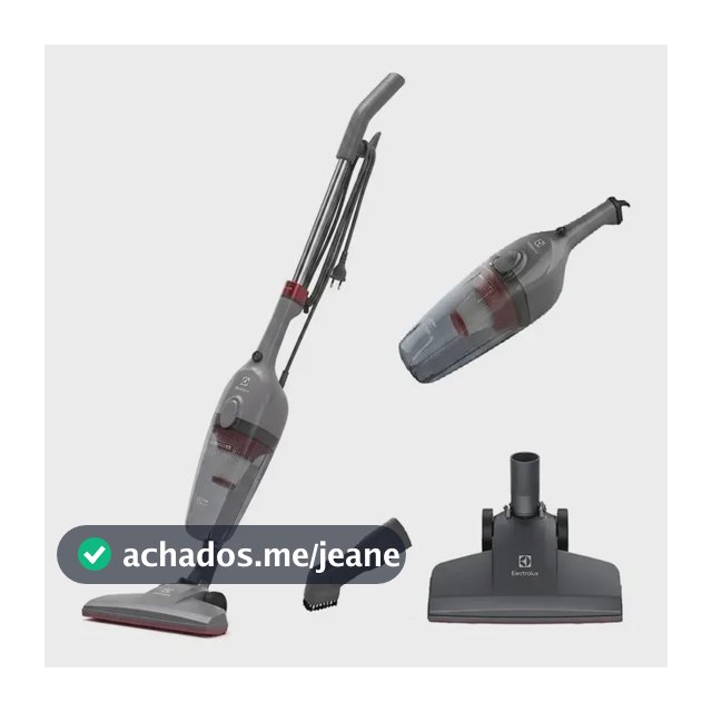 Aspirador de Pó Vertical Electrolux 1450W STK15 com Fio Portátil de Mão 2 em 1 e 1,6 Litros de capacidade com Filtro Hepa Cinza-escuro