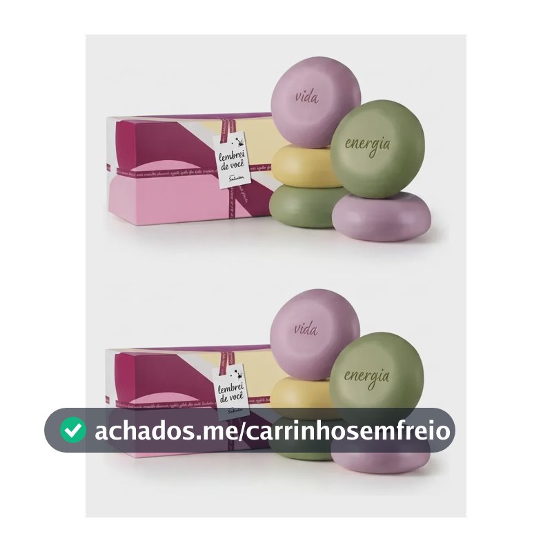 Kit 2 Caixas Sabonetes Sortidos Natura Tododia: 5un 90g Por Caixa + Sacola P