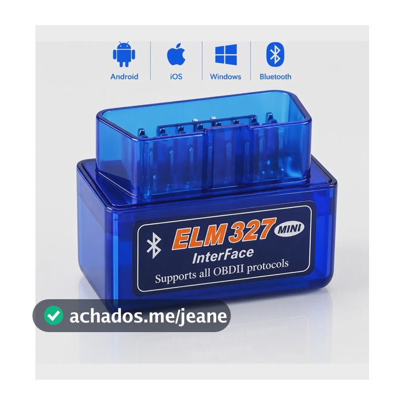 Scanner Automotivo Elm 327 Obd2 V2.1 Android Ios Bluetooth