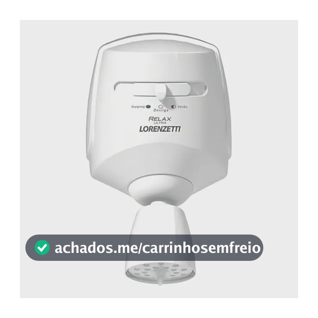 Chuveiro elétrico de parede Lorenzetti Relax Ultra branco 5500W