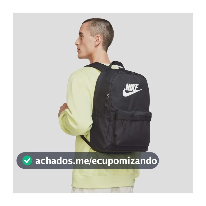 Mochila Nike Heritage Unissex Preto