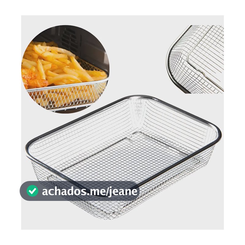 Cesto Metal Telado Organizador Multiuso Cestinha Para Servir