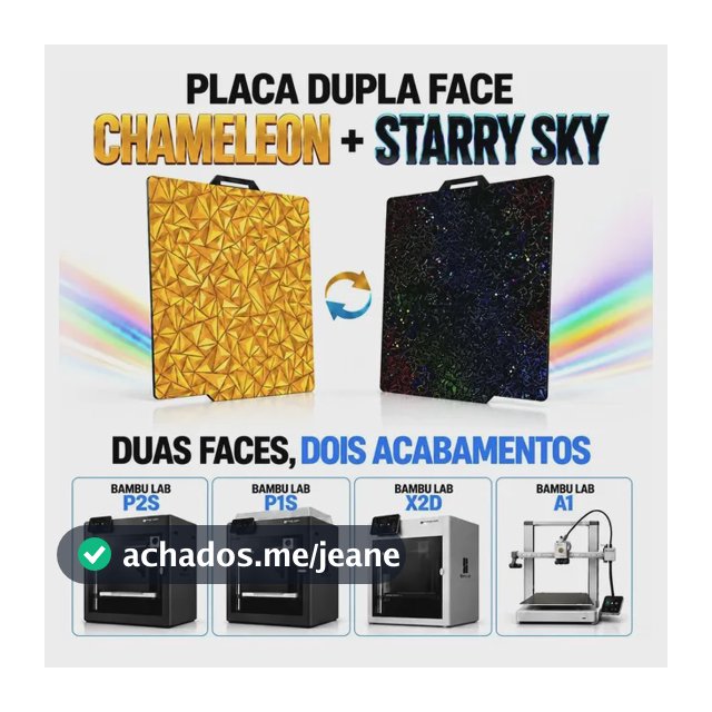 Placa Fria Cryogrip Pro Frostbite Biqu Bambu Lab A1 P1 P2 X1 Chameleon-starry