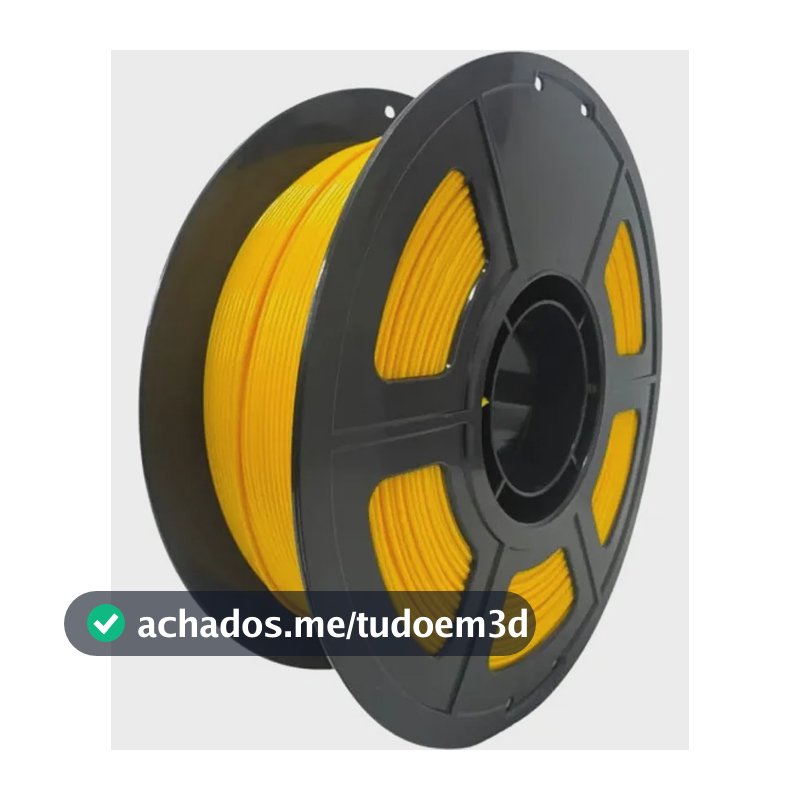 Filamento Petg Impressora 3d 1kg 1.75mm Fusionx Amarelo Canário