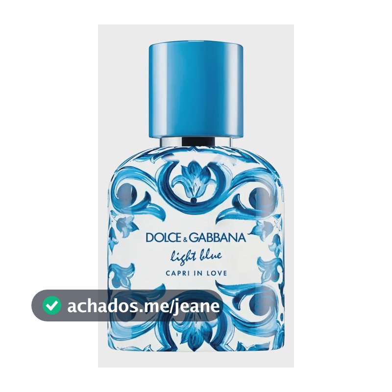 Perfume Eau de Parfum Dolce & Gabbana Light Blue Capri In Love Masculino 50ml