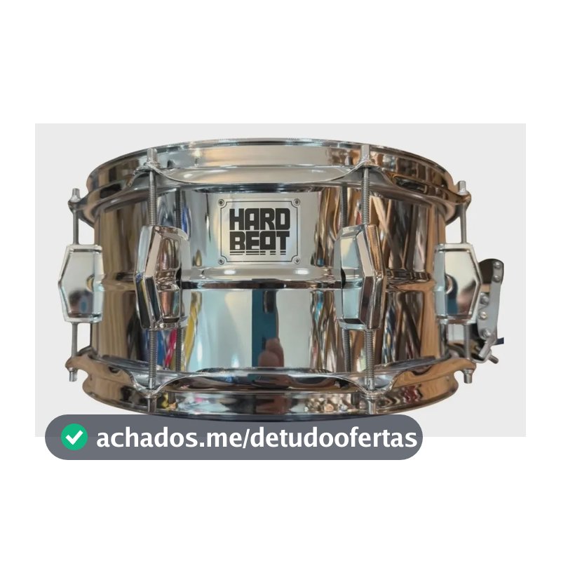 Caixa De Bateria Hardbeat Steel 13x6 Hbss1306