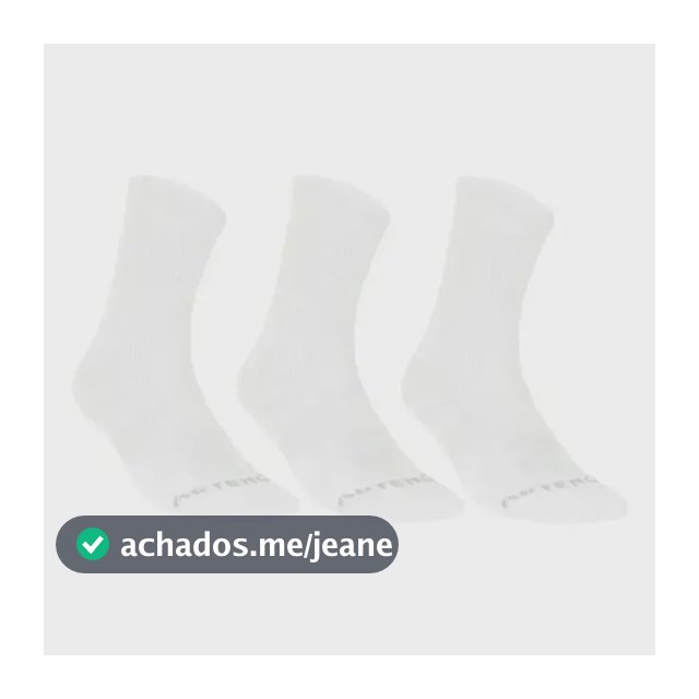 Meia Rs 500 Cano Alto Artengo (kit Com 3 Pares)