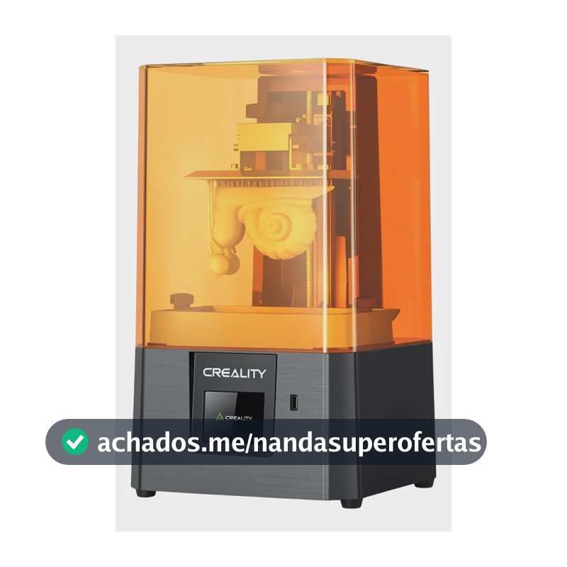 Impressora 3d Creality Halot R6 Resina Bivolt - 1203040094 127/220v Cinza E Laranja