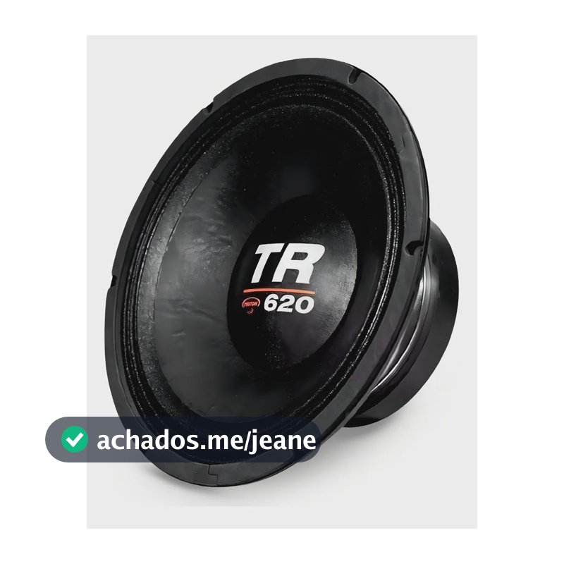 Woofer Triton Tr 620 12 Polegadas 620w Rms 4ohms Medio Grave Cor Preto