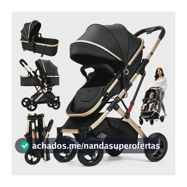 Carrinho De Bebê Passeio Reversivel Chique Conforto 3 Em 1