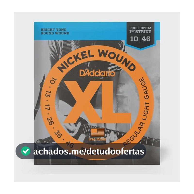 Encordoamento Guitarra Daddario Exl110-b 010