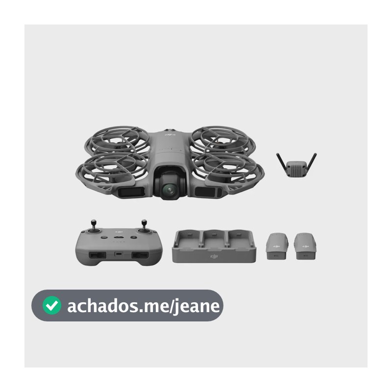 Drone Dji Neo 2 Fly More Combo 4k Rc-n3 Anatel Garantia Cinza