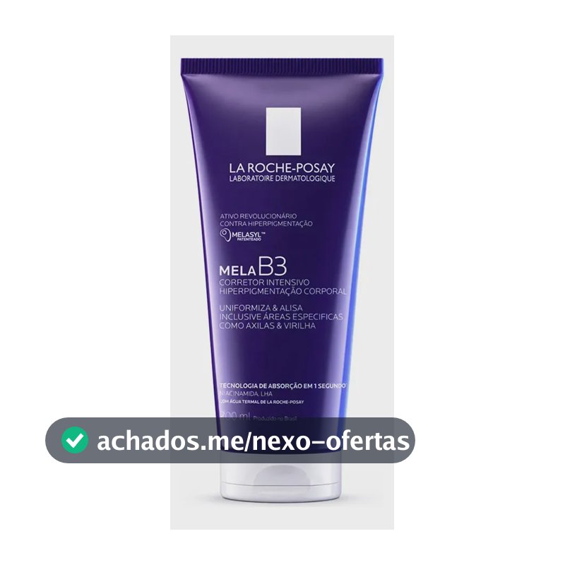 Mela B3 Loção Hidratante Corporal Antimanchas Melasyl e Niacinamida 200ml