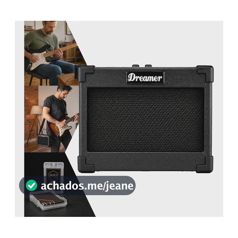 Amplificador Guitarra Dreamer St-rise 5w Mini Cubo Portátil