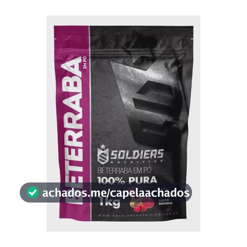 Beterraba Em Pó Desidratada 1kg 100% Pura Soldiers Nutrition Suplemento Pré Treino Performance