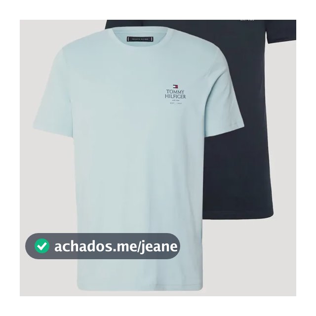 Kit Camisetas Tommy Hilfiger Love Azul Marinho/azul Claro Azul Marinho/azul Claro S/p