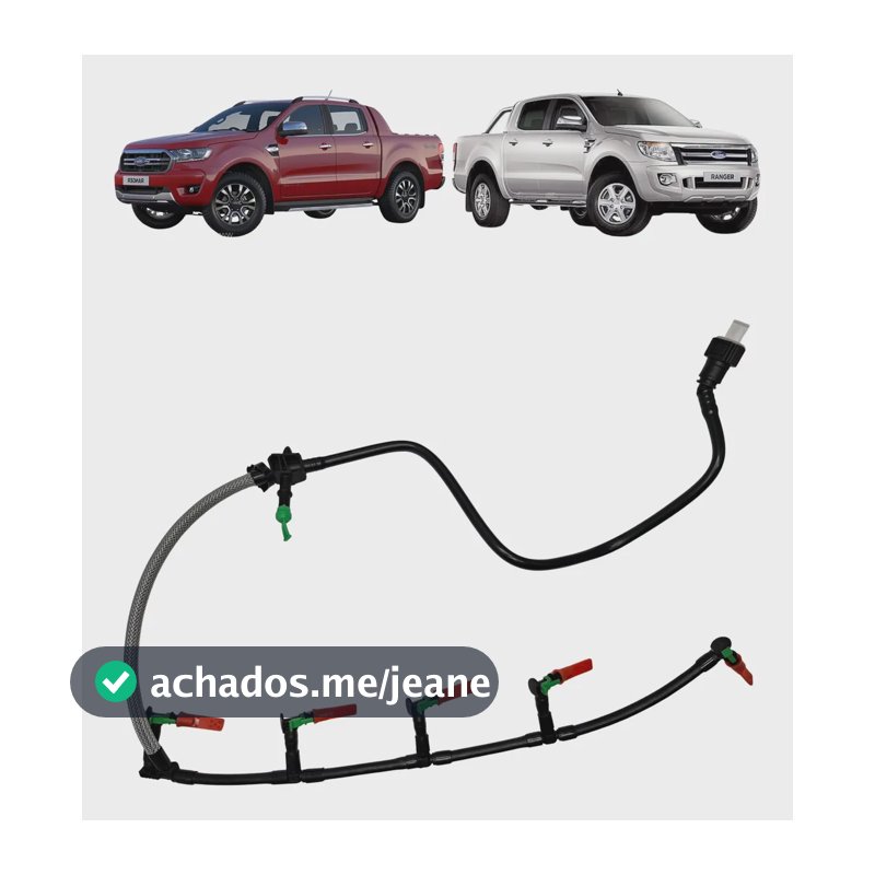 Tubo Retorno Bicos Injetores Ranger Ford 3.2 Bb3q9k022bg