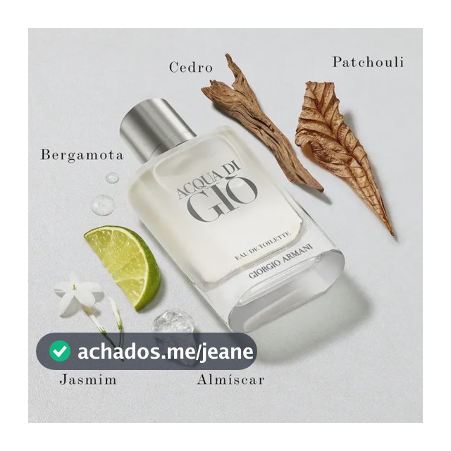 Armani Beauty Perfume Masculino Acqua Di Giò Eau de Toilette 100ml