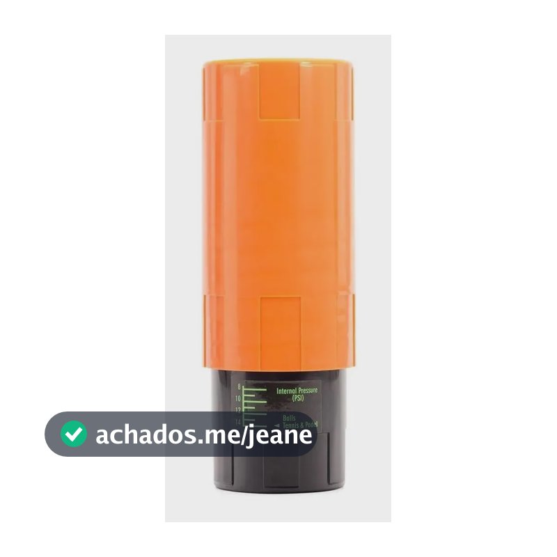 Pressurizador De Bola De Tênis Pró Spin Preto E Laranja